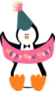 Happy New Year Penguin