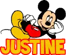 Justine Lounge'n Mickey Mouse