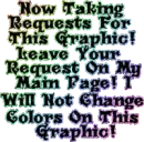 Now Taking Requests
