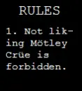 Rule 1