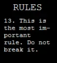 Rule 13