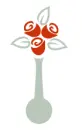 FLOWER VASE WITH ROSES(: