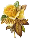 Name Dorothy with Flower