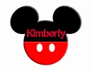 MICKEY WITH THE NAME KIMBERLY