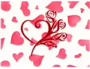 Red Heart Rose Pedals