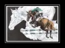 hunter jumping