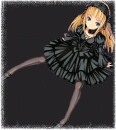 black and anime girl
