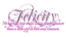 Little girl to love and treasure - Felicity