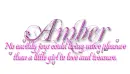Little girl to love and treasure - Amber
