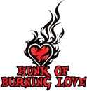 Hunk Of Burning Love Flaming Tribal Heart