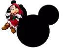 MINNIE HEAD WITH THE NAME KIMBERLY