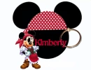MINNIE HEAD WITH THE NAME KIMBERLY