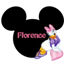 DAISY WITH THE NAME FLORENCE