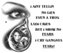 gangster tears
