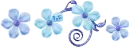 Blue flowers