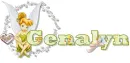 tinkerbell with name Genalyn