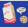 milk and cookie