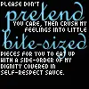 pretend bite-sized