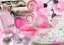 pink collage