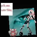 goth,emo.same thing.
