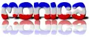 monica red white blue
