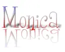 monica red white blue