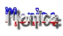 monica red white blue