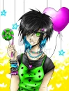 colorful girl