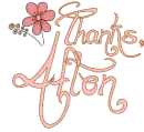 Thanks, Afton