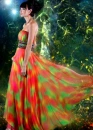 Bright prom dress