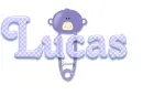 Monkey Safety Pin: Lucas