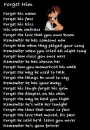 forget him