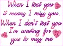 Miss you