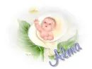 baby in flower