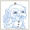 A SNOW MONKEY
