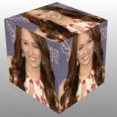 miley in a cube