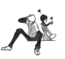rukia and ichigo<3