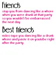 Friends V.S BEST Friends