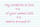 name is notebook