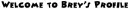 welcome to brey's profile