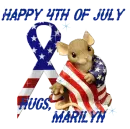 Happy 4th of July - Hugs, Marilyn