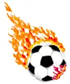 Soccer Ball on Fire