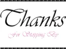 Thanks for Stopping By