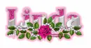 Linda with rose