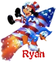 MICKEY WITH THE NAME RYAN