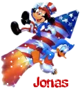 MICKEY WITH THE NAME JONAS
