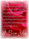 i love you