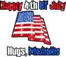 Happy 4th Of July Hugs Michelle