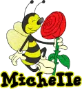 Michelle Bee On A Rose