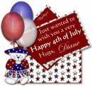 Note - Happy 4th od July - Diane